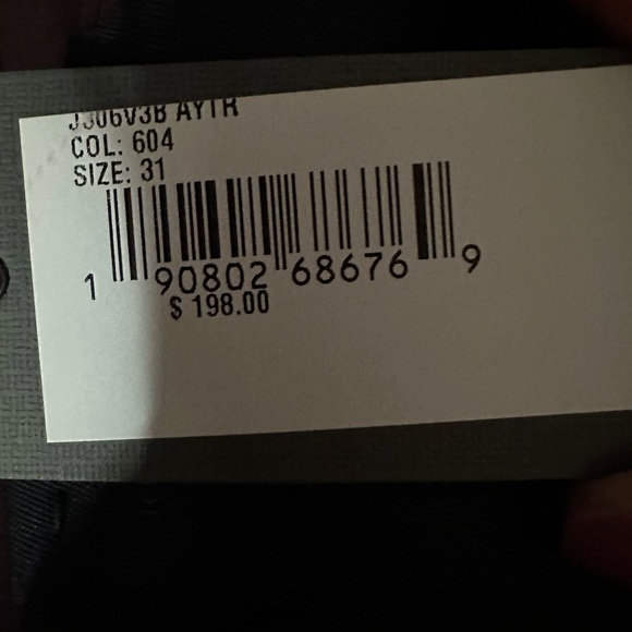 John Varvatos Star Bowery Jeans Slim Straight Bordeaux Sz 31 NEW NWT REG $198 - Picture 4 of 4